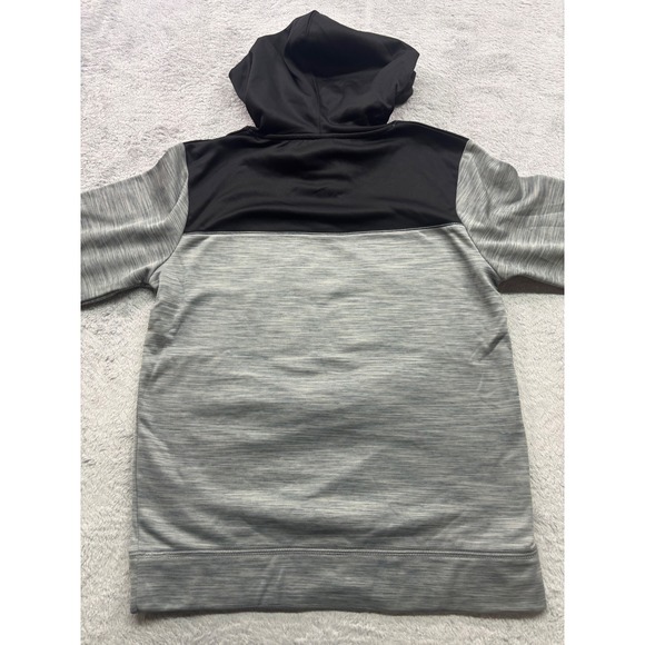 Boston Bruins NHL Hockey Performance Hoodie Athletic Gray Heather Black Size S - Picture 5 of 5